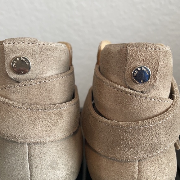 Rag and Bone Harrow Booties in Taupe Suede - Picture 4 of 11